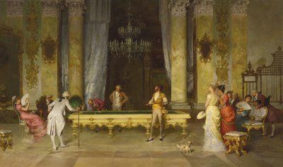 ビリヤードのゲーム 作： Francesco Beda