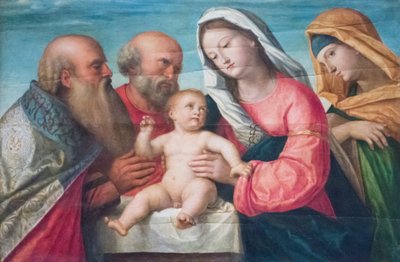 A Circuncisão de Jesus (óleo sobre tela) 作： Francesco Bissolo