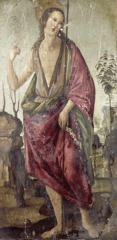 ジョン・ザ・バプティスト 作： Francesco Botticini (attributed to)