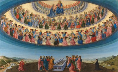 メアリーのヒンメルファート 作： Francesco Botticini