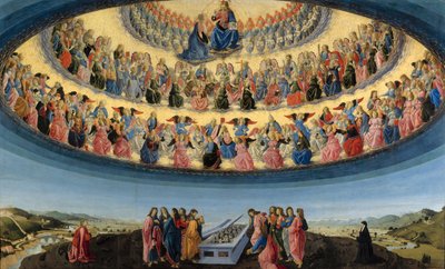 聖母の被昇天、1475年頃 作： Francesco Botticini