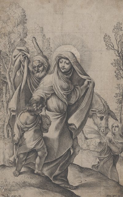 エジプトからの帰還、1595-1623。 作： Francesco Brizio