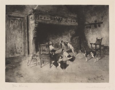狩猟犬 作： Francesco Colombi Borde