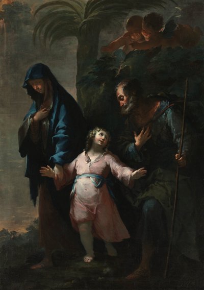 1735年、ナザレに戻る。 作： Francesco Conti