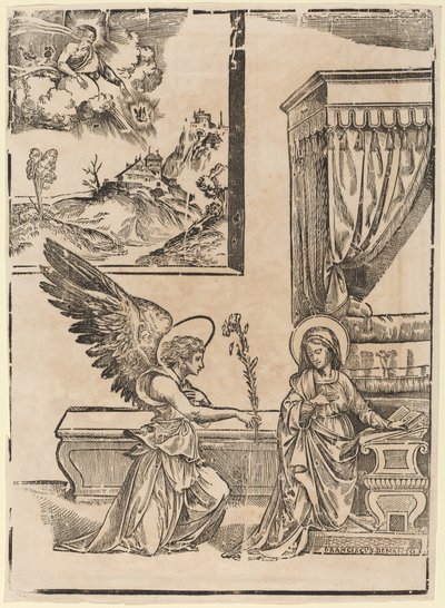 受胎告知 作： Francesco Denanto