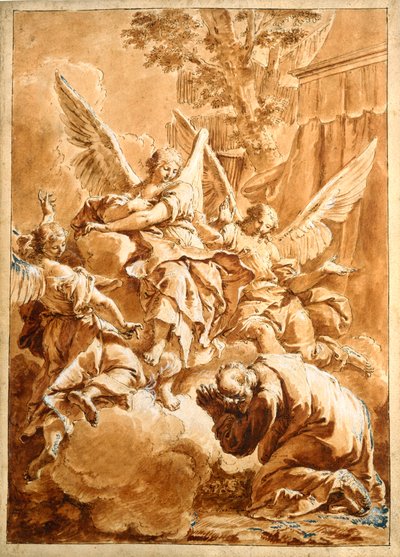 アブラハムと三人の天使 作： Francesco Fontebasso