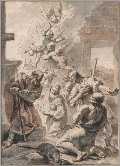 羊飼いの礼拝 作： Francesco Fontebasso