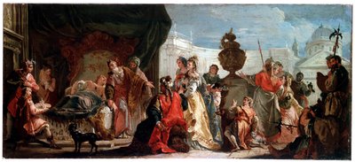 アンティオコスとストラトニツェ、18世紀 作： Francesco Fontebasso