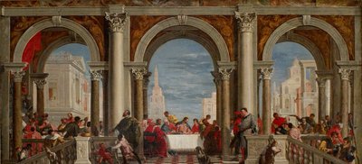 レヴィ家の饗宴、1720-1769 作： Francesco Fontebasso