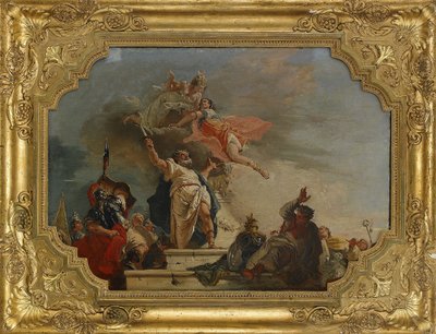 イフィゲニアの犠牲、18世紀 作： Francesco Fontebasso