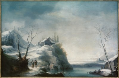 旅人のいる冬景色 作： Francesco Foschi