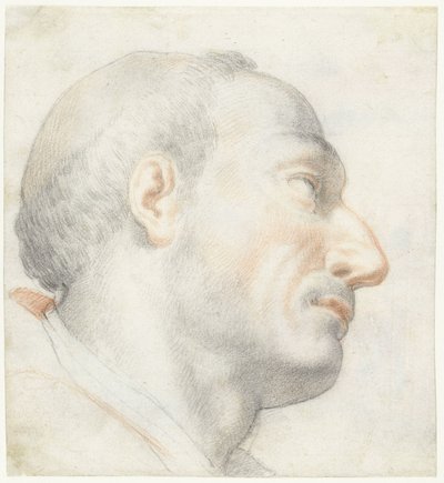 サン・カルロ・ボロメオの頭 作： Francesco Furini (attributed to)