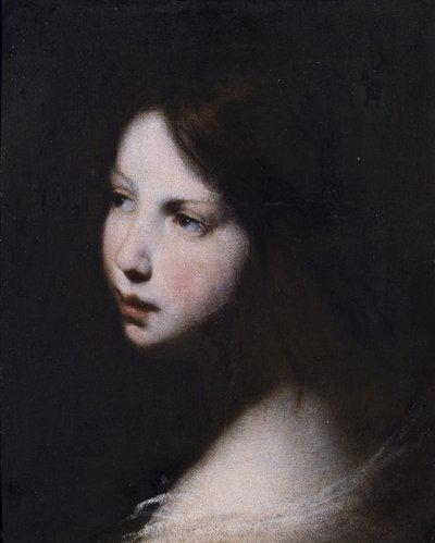 少女の頭、1640年頃 作： Francesco Furini