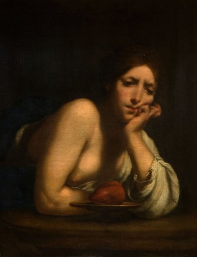 ギスカルドの心を持つシギスムンダ、1645年。 作： Francesco Furini