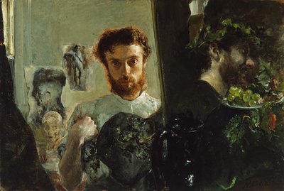 自画像 作： Francesco Giovanni Mancini