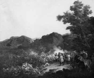1648年8月20日、スペイン軍に対するレンズの戦い 作： Francesco Giuseppe Casanova