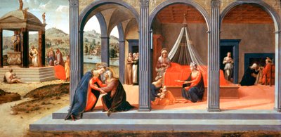 セントジョンザバピステの詳細、詳細、c1500-1540 作： Francesco Granacci