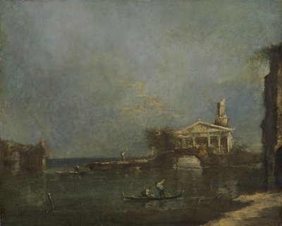 ヴェネツィア近くのラグーン 作： Francesco Guardi (attributed to)