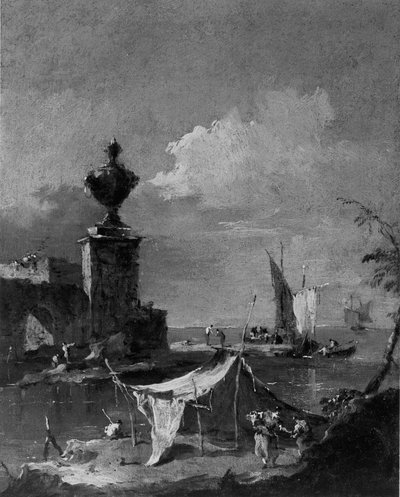 カプリチオ：ラグーン 作： Francesco Guardi