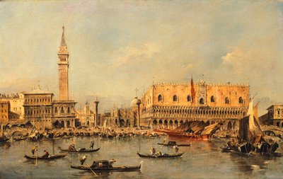 Palácio Ducal de Veneza, de Francesco Guardi (1712-1793) 作： Francesco Guardi