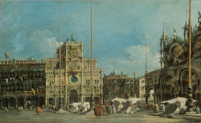 ドイツ語：Der Uhrturm am Markusplatz サン・マルコ広場の時計塔 作： フランチェスコ・グアルディ