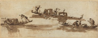 ゴンドラ 作： Francesco Guardi