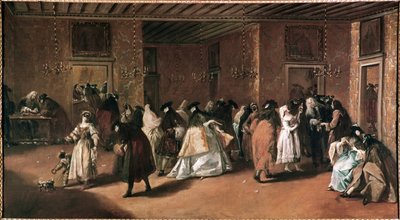 ヴェネツィアのジュスティニアン宮殿のプライベートルーム フランチェスコ・グアルディ（1712-1793）の絵画 作： Francesco Guardi