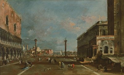 サンマルコピアツェッタ、ヴェネツィア 作： Francesco Guardi