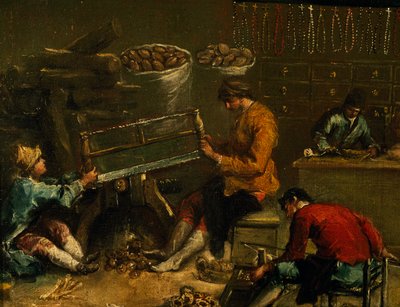 コロネリのギルドのサインボード 作： Francesco Guardi