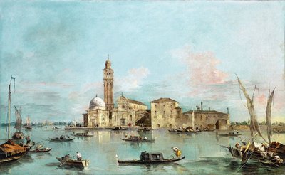 1770年代のヴェネツィアのサンミケーレ島。 作： Francesco Guardi
