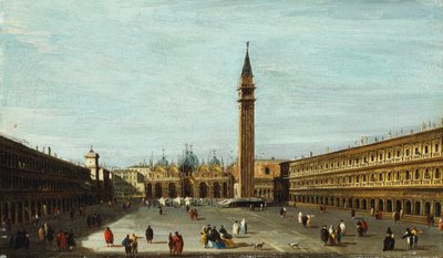 サンマルコ広場、東を望むヴェネツィア、 作： Francesco Guardi