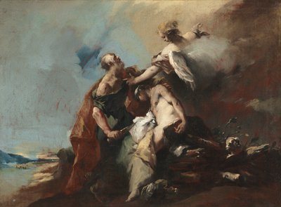 イサクの犠牲 作： Francesco Guardi