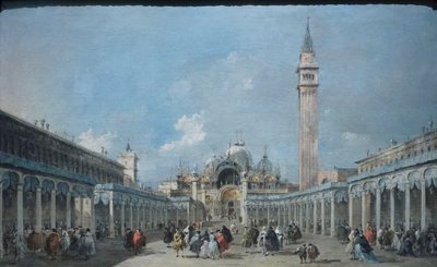 サン・マルコ広場での昇天の祝日 1775年頃 油彩・カンヴァス 作： Francesco Guardi
