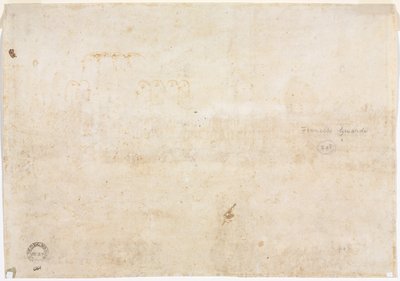 アーチの3つのスケッチ、1782。 作： Francesco Guardi