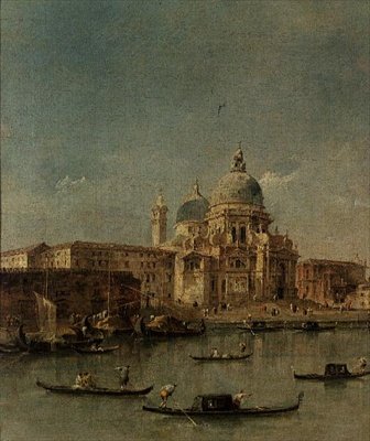ヴェネツィア、サンタ・マリア・デッラ・サルーテ 作： Francesco Guardi