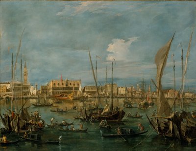 サンマルコのバチーノからのヴェネツィア、1765年頃（キャンバスに油彩） 作： Francesco Guardi