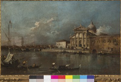 ジュデッカからのサンジョルジョマッジョーレの眺め、1774-91 作： Francesco Guardi