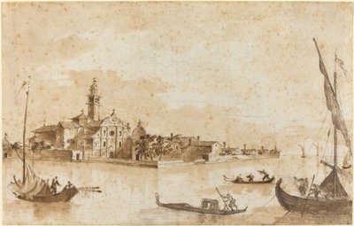 サンクレメンテ島 作： Francesco Guardi and Giacomo Guardi