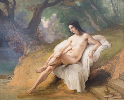入浴者 作： Francesco Hayez