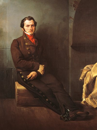 Count Arese incarcerated 作： Francesco Hayez