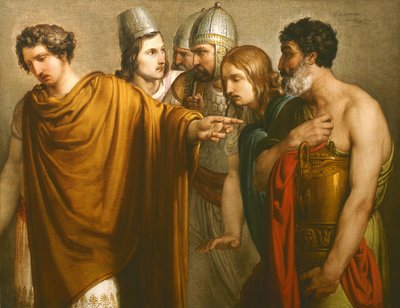 Abradatas (Abradates, Abradate) par Hayez, Francesco (1791-1882) の死。 キャンバスに油彩 作： Francesco Hayez