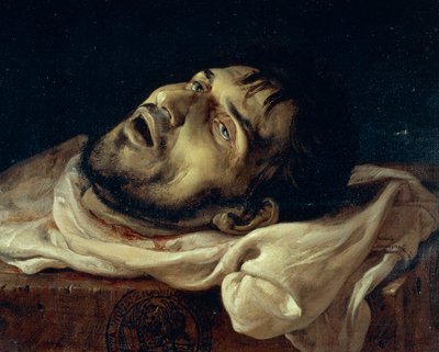 カルマニョーラ伯爵の頭部 作： Francesco Hayez