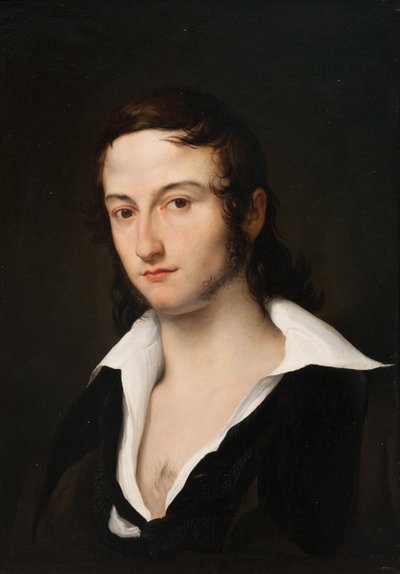 カルロデラビアンカの肖像、1823年。 作： Francesco Hayez