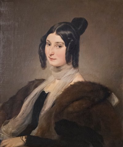 クララ・マフェイの肖像 作： Francesco Hayez