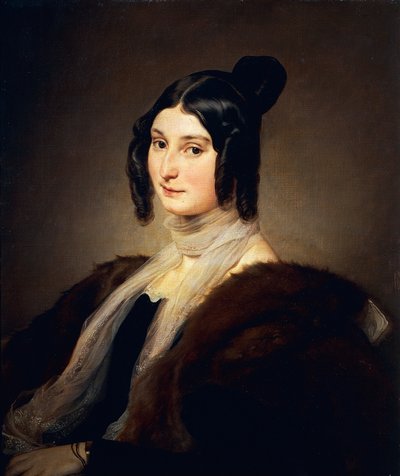 クララ・マフェイの肖像（フランチェスコ・ハエズ作 作： Francesco Hayez