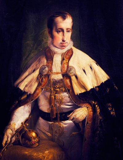 オーストリアのフェルディナンド1世の肖像（ウィーン 作： Francesco Hayez