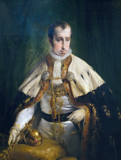 オーストリアのフェルディナンド1世の肖像（フランチェスコ・ハイエズ作 作： Francesco Hayez