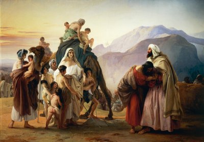 エサウとヤコブの融和 作： Francesco Hayez