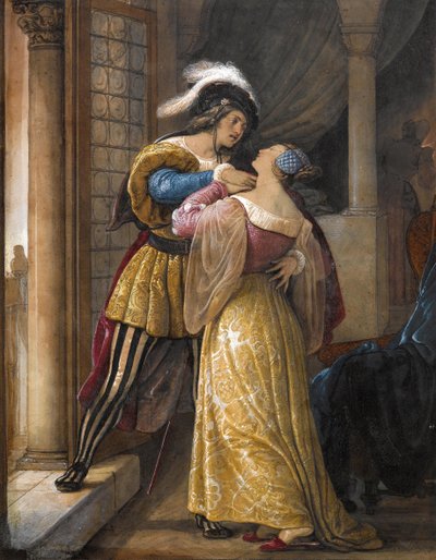 1881年以前のロミオとジュリエット。 作： Francesco Hayez
