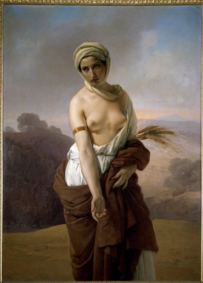 ルース（油彩・キャンバス 作： Francesco Hayez
